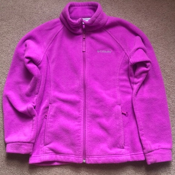 Women’s Magenta fleece Columbia jacket - Picture 1 of 1